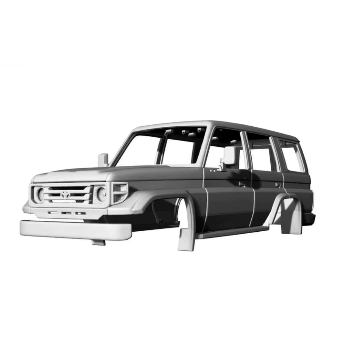 1:10 scale truck toys unpainted 3d printed hard body shell fit rgt lc71 1/10 rock crawler car RC Car option part