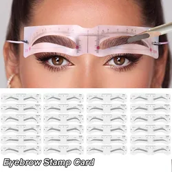 6Pcs/Set Eyebrow Guide Ruler For Beginners Reusable Eyebrow Stencil Stickers Multi-use Eyebrow Stencils Shaping Set Makeup Tool