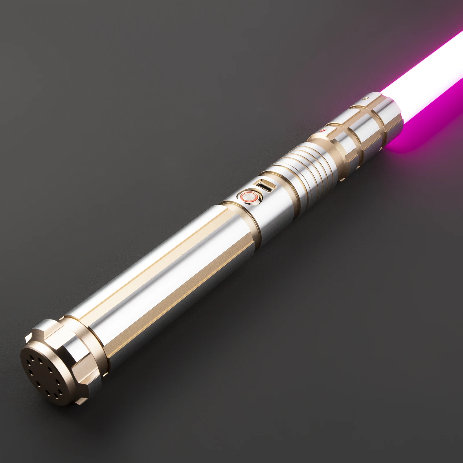 Lightsaber Neopixel Jedi Laser Sword Metal Hilt Heavy Dueling Sensitive Smooth Infinite Changing Hitting Sound LTG Light Saber