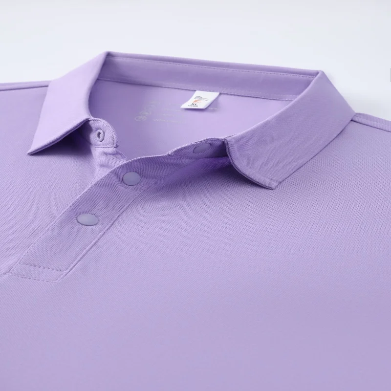 

Couple Summer Outdoor Comprehensive Training Lightweight Breathable Short Sleeve T-shirt Fashion Trend Solid Color Polo Shirt
