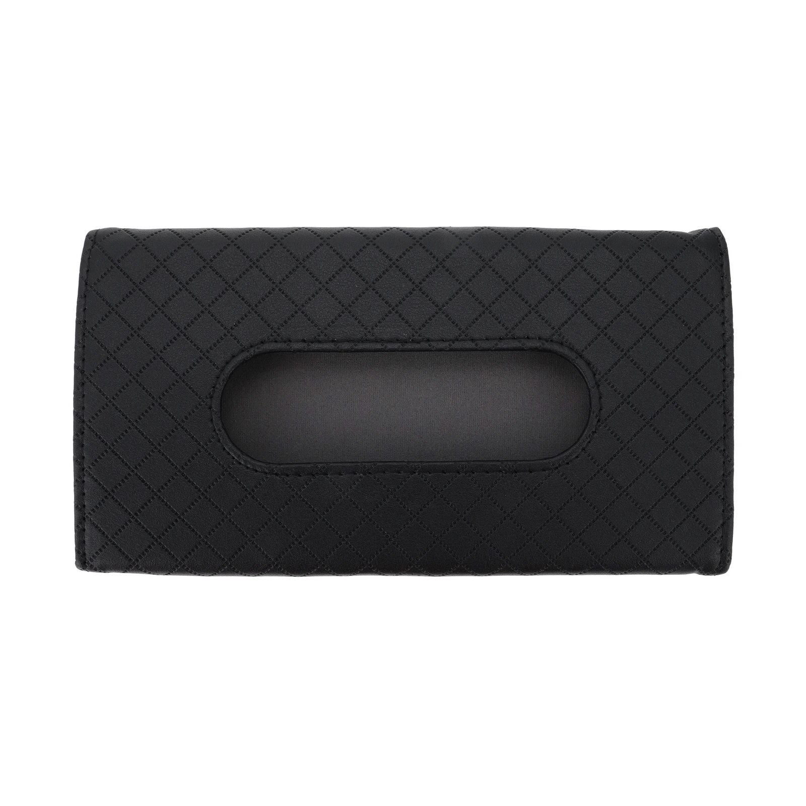 

Artificial Visor Tissue Box Sturdy Long Use Large Hole Easy Attach Remove Save Space Safe Driving Paper Napkins