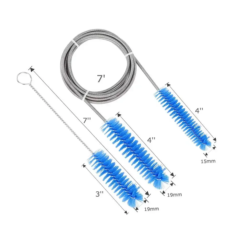 1 Set CPAP Hose CPAP Tubing CPAP Pipe APAP Anti Snoring Apnea respiratory Ventilator 1.9MM Tubing Hose + Hose Cleaning Brush Kit