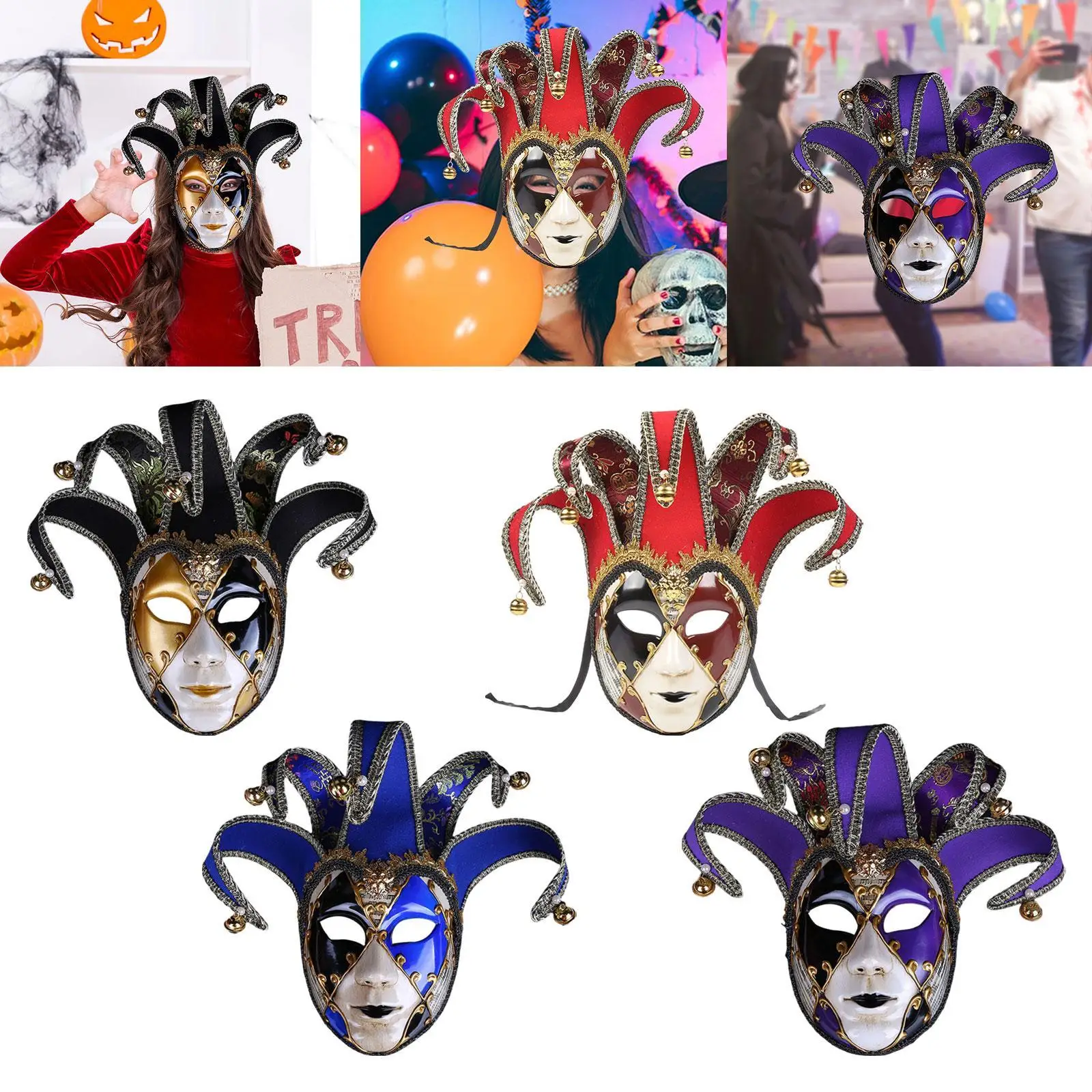 

Хэллоуин Марди Гра Маска Ролевая Игра Креативный Анфас Леди Настенный Костюм