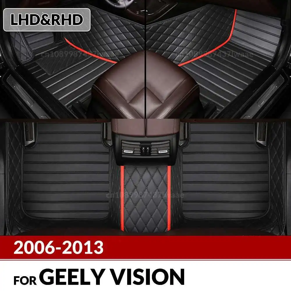 

Car Floor Mats For Geely Vision 2006 2007 2008 2009 2010 2011 2012 2013 Custom Auto Foot Pads Carpet Cover Interior Accessories