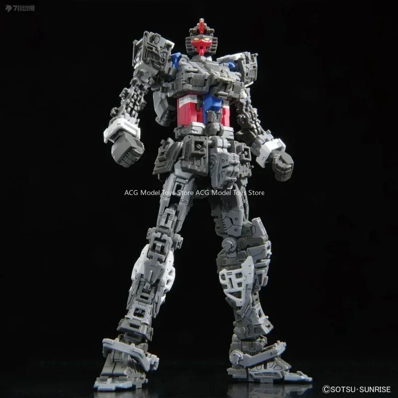 Originele Bandai RG 1/144 RX-78-2 Gundam Ver.2.0 Anime Action Figure Model Kit Monteren Speelgoed Verjaardag Collectie Gift