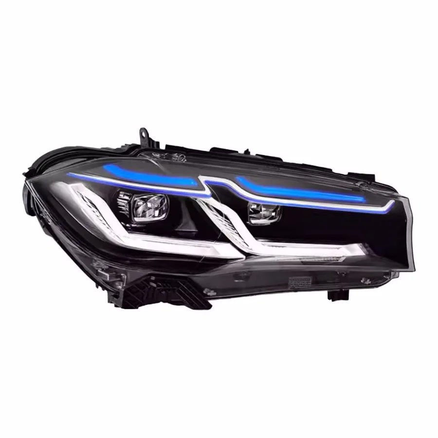 Suitable for 14-18 X5 headlight assembly F15 modified LED lens thunder version daytime running light turn signal