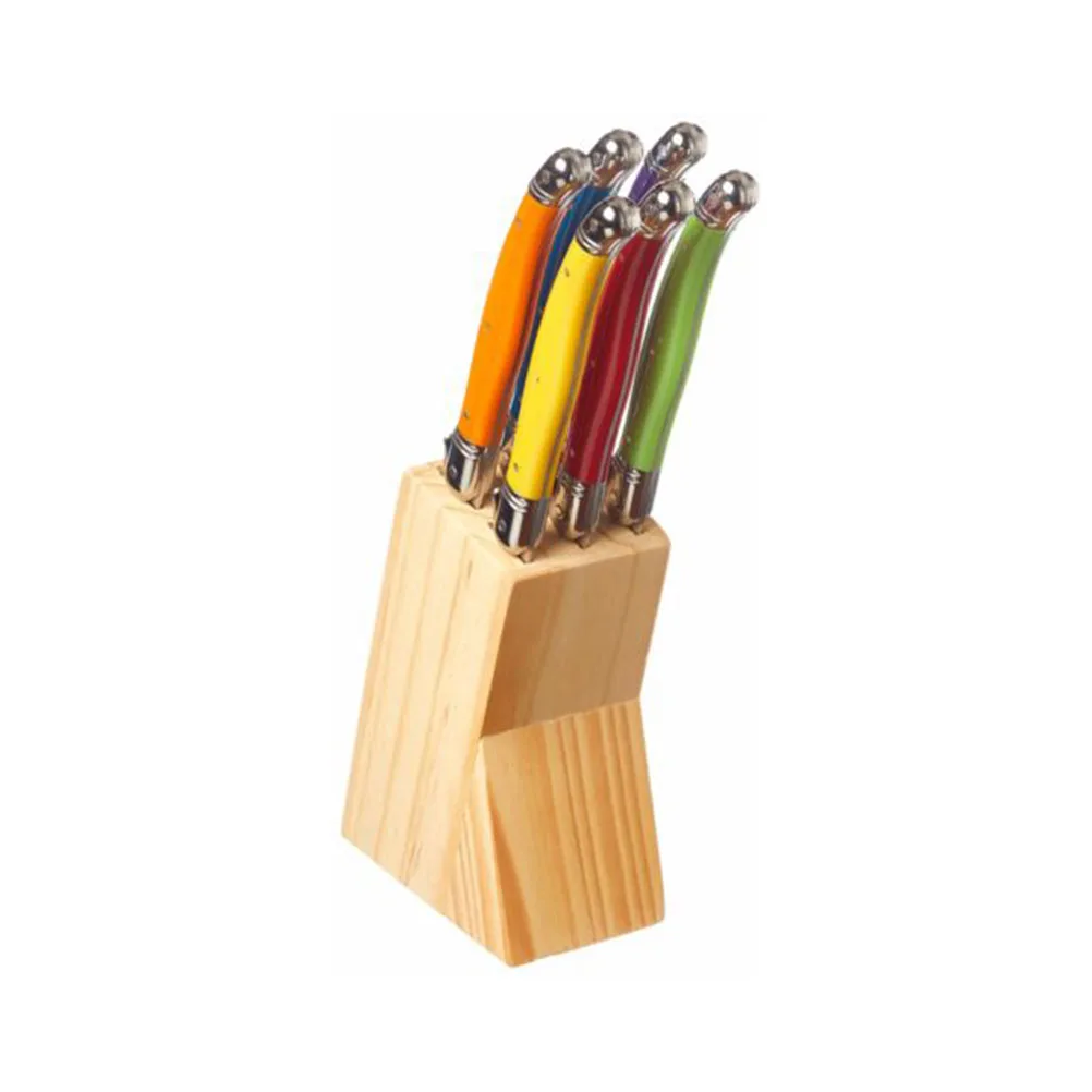 

Bamboo Knife Holder Kitchen Rack Storage BoxInserted Multifunctional Small Piece Wooden Carbonization Process Clear Grain Stable