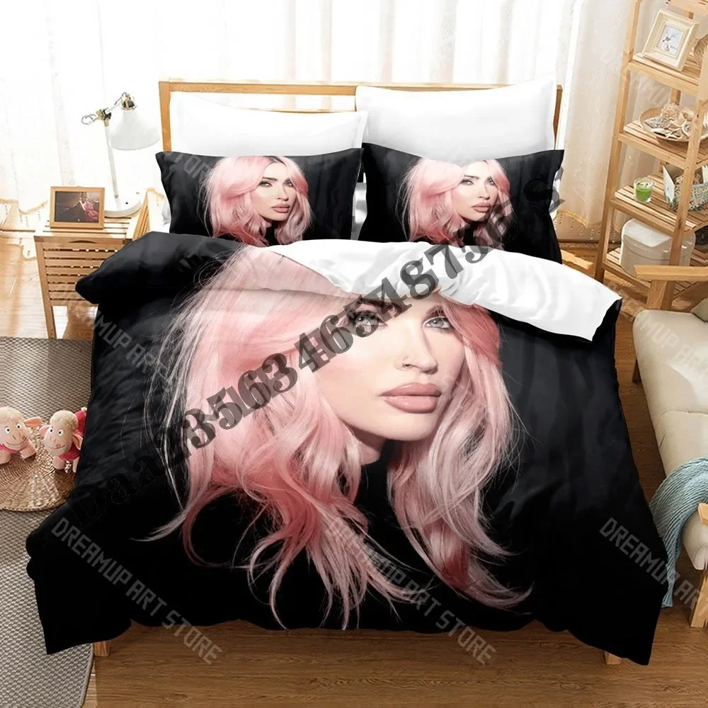 2026 3D Print Megan Fox Sexy Bedding Set Single Twin Full Queen King Size Bed Set Aldult Kid Bedroom Duvetcover Sets