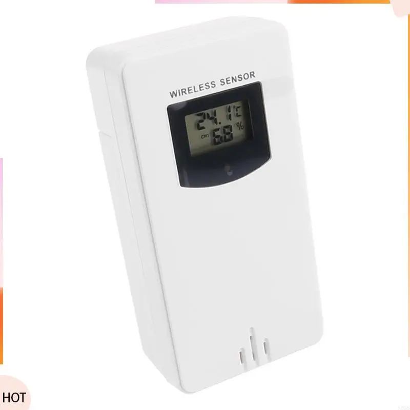 News Wireless Temperature Humidity Meter Thermometer Hygrometer Outdoor Indoor Transmitter For Fanju