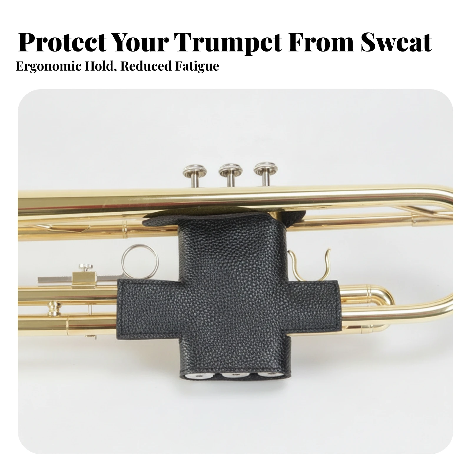Trumpet Hand Protection Non-Slip Trumpet Valve Guard Instrument Accessory Comfortable Enveloping for Students, Practice