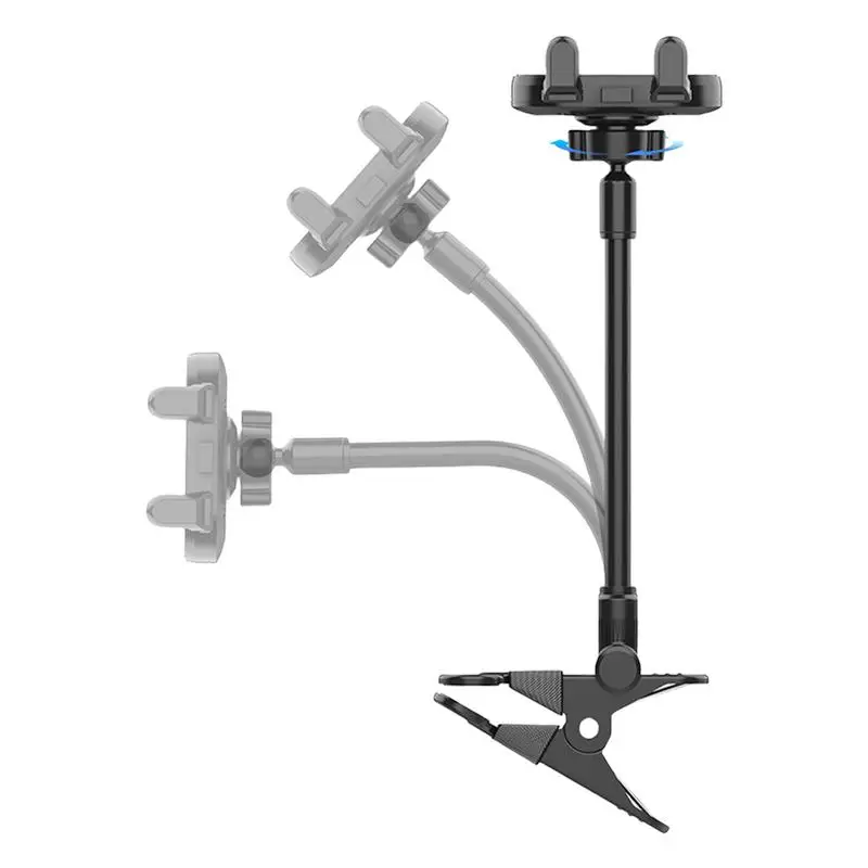 

Guitar Phone Holder Mount Guitar Headstock Phone Clamp Mount Smartphone Stand Multifunctional Cellphone Clip Video Recording Aid