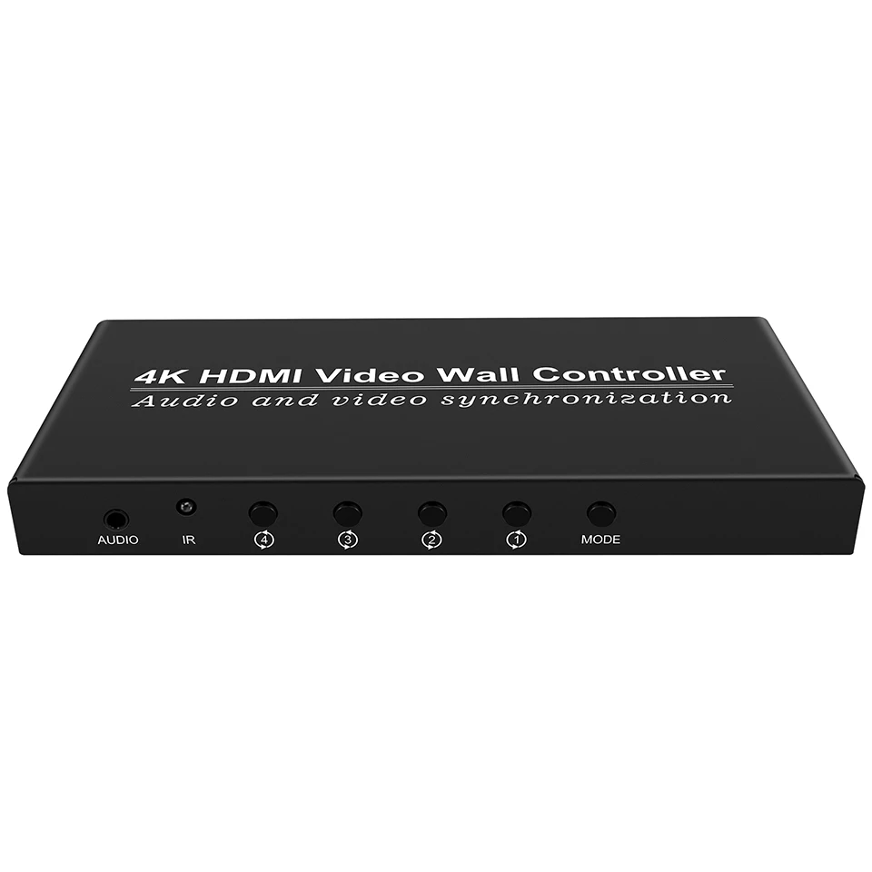 1x4 Video Wall Controller Processor 1x2 1x3 1x4 1x1 2x2 2x1 4x1 4k  Hdmi Video Wall Controller TV Video Stitching splicing Wall