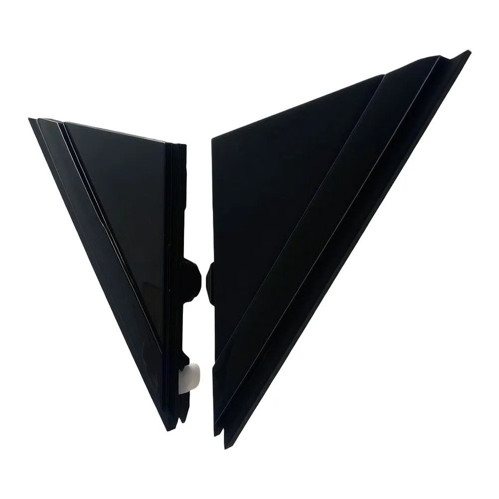 Car Rearview Mirror Trim Panel Matt Black ABS for Fiat 500 2012 to 2019 A Pillar Left Right 1SH17KX7AA OEM Fit