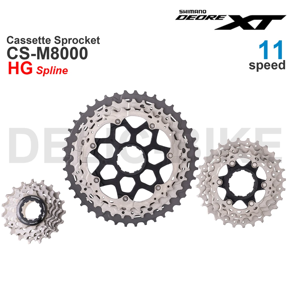 SHIMANO DEORE XT M8000 11Speed Cassette Sprocket CS-M8000 11-40T