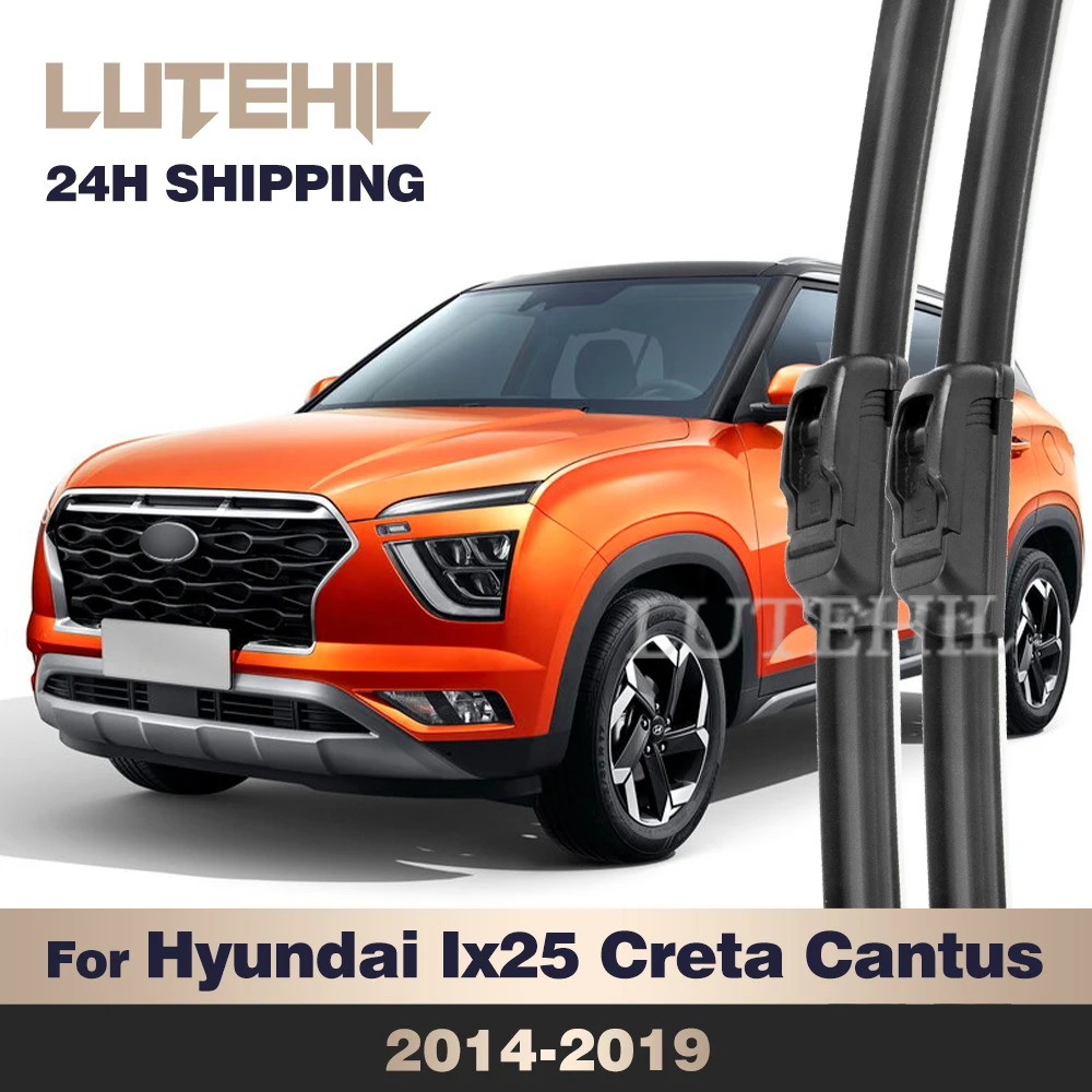 

For Hyundai Ix25 Creta Cantus 2014-2019 2015 2016 2017 2018 Wiper Front Wiper Blades Windshield Windscreen Window Brush 24"+16"