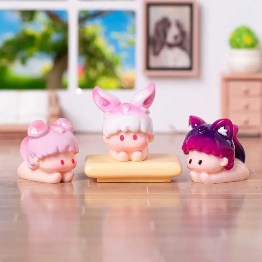 DIY Handwerk Harz Tier Modell Modernes Design Miniatur Miniatur Tier Figur Harz Material Cartoon Stil Mini Tier Modell