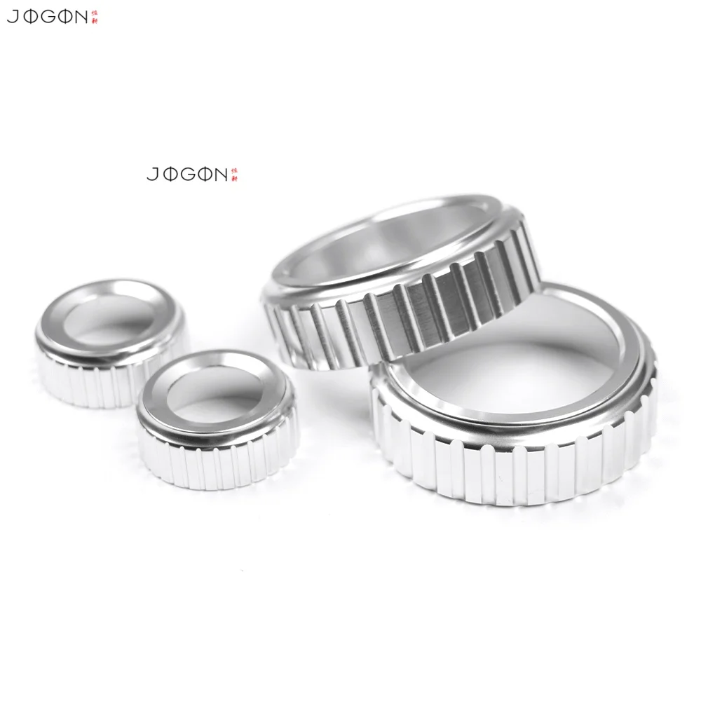 4 Stück für Hyundai Santa Fe MX5 Cruz Tucson 2024 2025 2026 Auto-Innenraum Armaturenbrett Audio-Lautstärkeregler Knopf Ringabdeckung Zubehör – Detail 10