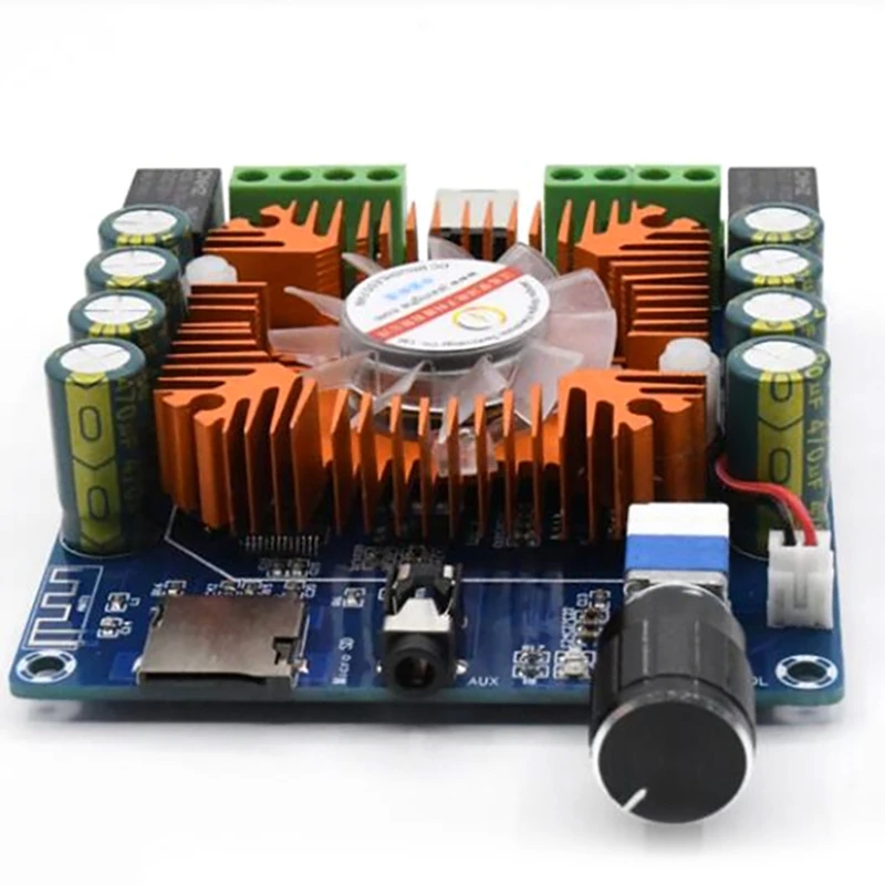 XH-A393 50W S 4 Audio Refitted Bluetooth Digital Power Amplifier Board TDA7388 Audio Amplifier Board