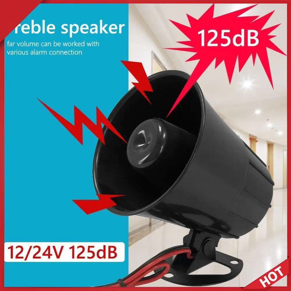 

Portable Alarm Siren Universal Outdoor Personal 125dB Loud Warning Car Ornaments for Car Auto Motorcycle Truck 12V 24V