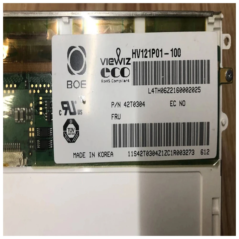 HV121P01-101 HV121P01-100 для IBM X60T X61T X61 X60 12,1 "AFFS широкоугольный ЖК-экран высокого разрешения HV121P01 1400*1050 SXGA +