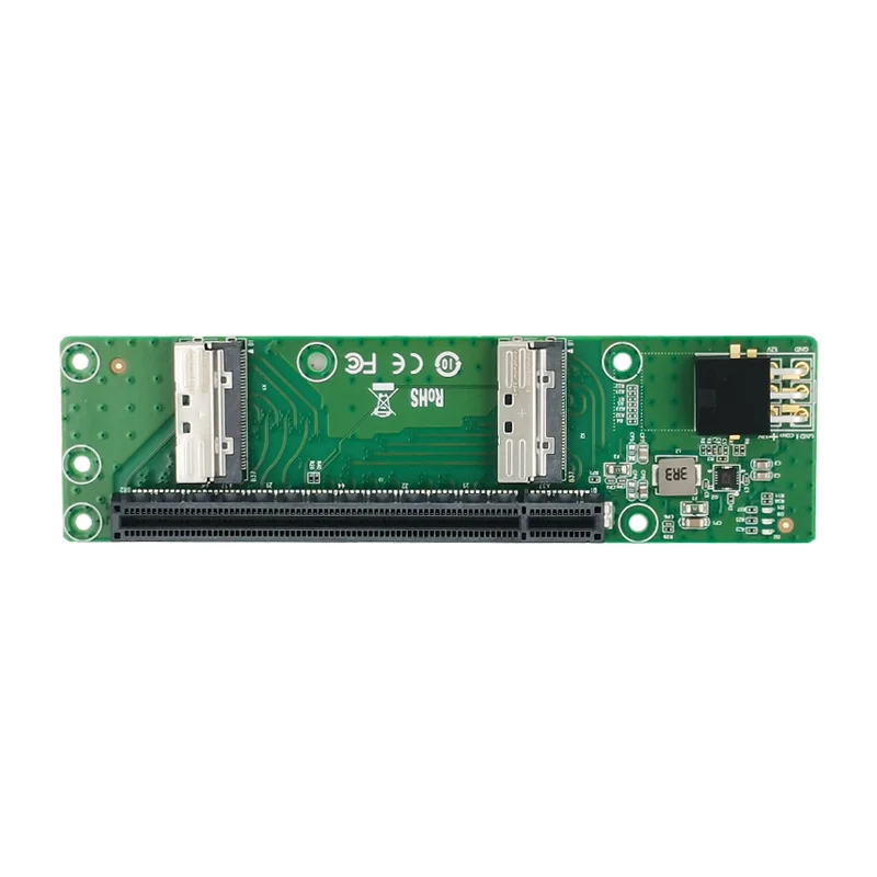 2x Mcio X8 Naar Pcie 5.0X16 Slot Riser Xic 0516pe