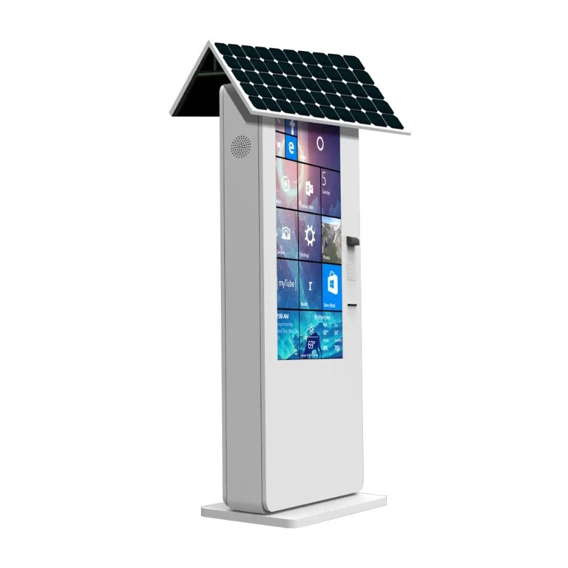 Outdoor Solar Panel LCD Displayer Digital Signage