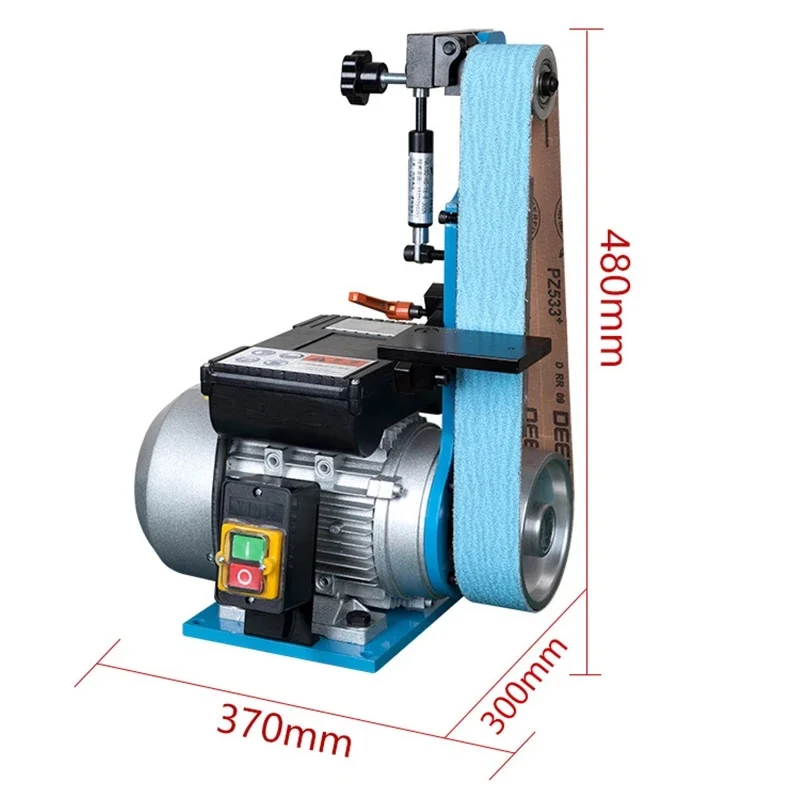 Light Vertical Abrasive Belt Sander 220V/380V/1500W Woodworking Polisher Sharpening Grinding Tools