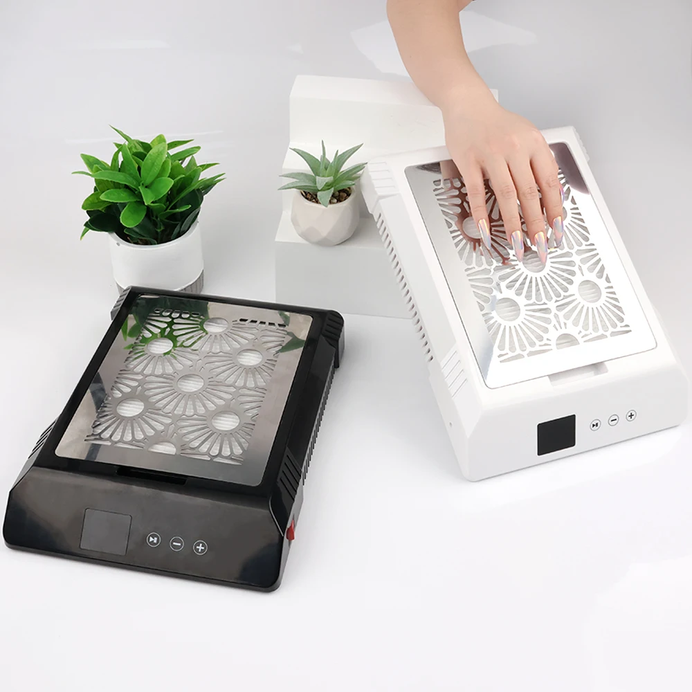 

Professional Cordless Rechargeable Nail Dust Vacuum Filter Cleaner Collector Machine Portable Wireless for Nail Salons Electric