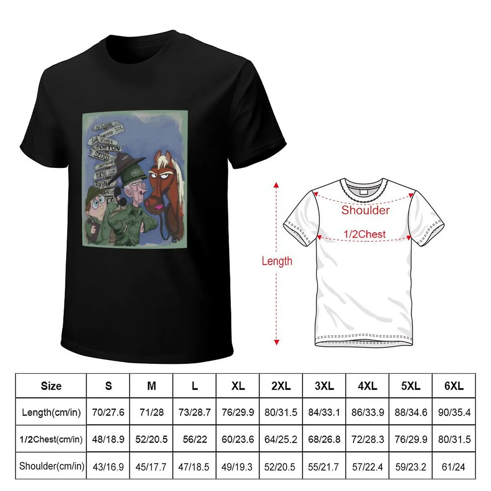 Colonel P and Radar T-Shirt Novelty Graphic Tee Shirt