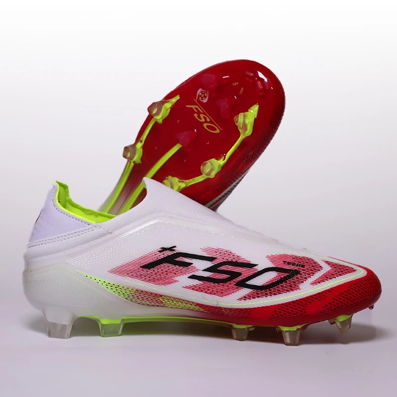 

Mens Football Boots for Youth FG/TF Professional Training Studded Fast Soccer Cleats Non Slip Football Shoes for Man 39-45