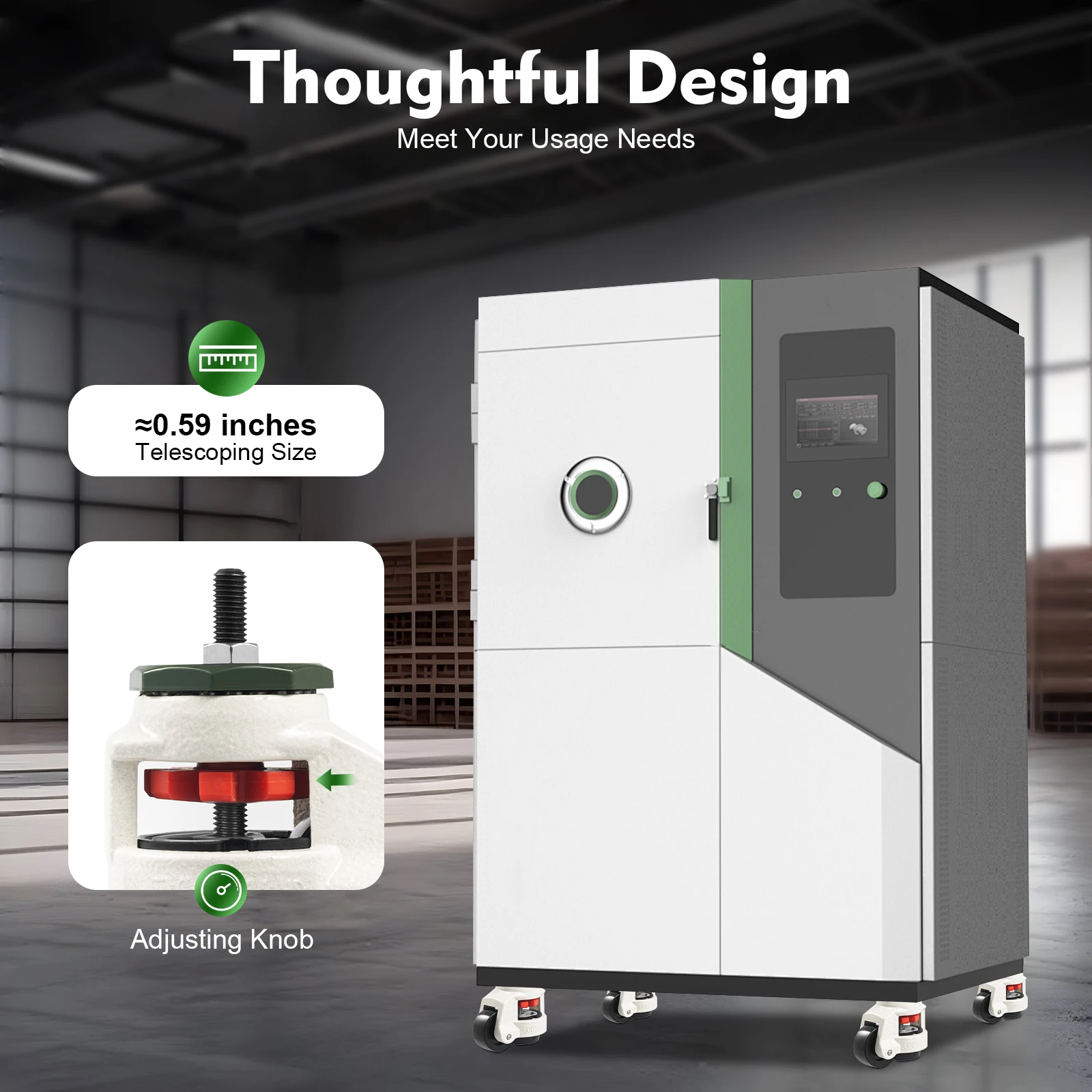 4 قطعة عجلة التسوية GD-80S عجلة نايلون 360 درجة دوارة 500 كجم تحميل عجلات قابلة للتعديل شديدة التحمل