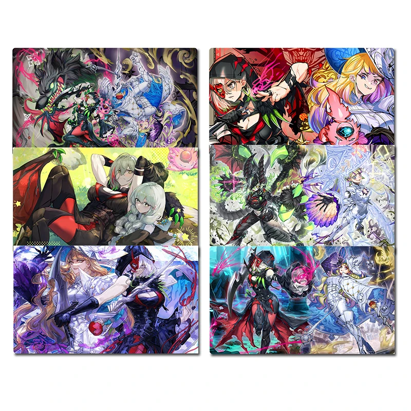 

YuGiOh Diabellze of the Original Sin & Diabellstar the Black Witch TCG CCG Mat Trading Card Game Mat Playmat Mouse Pad & Bag