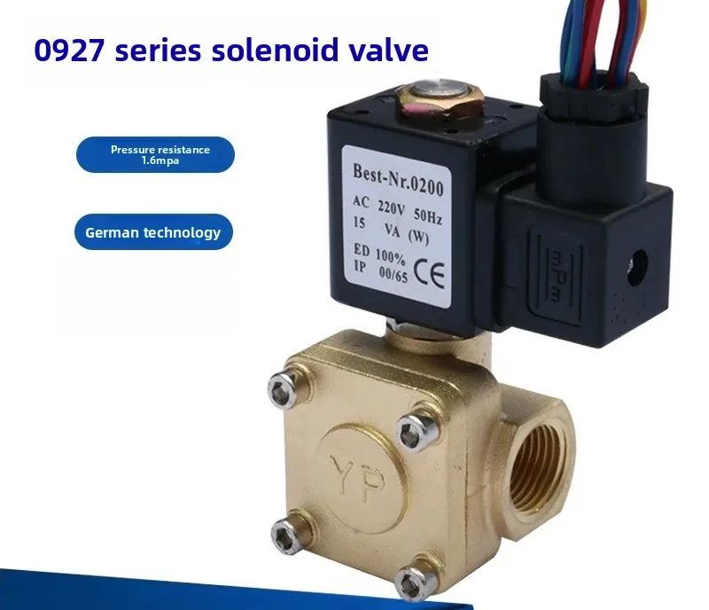 0927200 Two-position two-way diaphragm 4-point normally closed water valve Air compressor air valve AC220VDC24V
