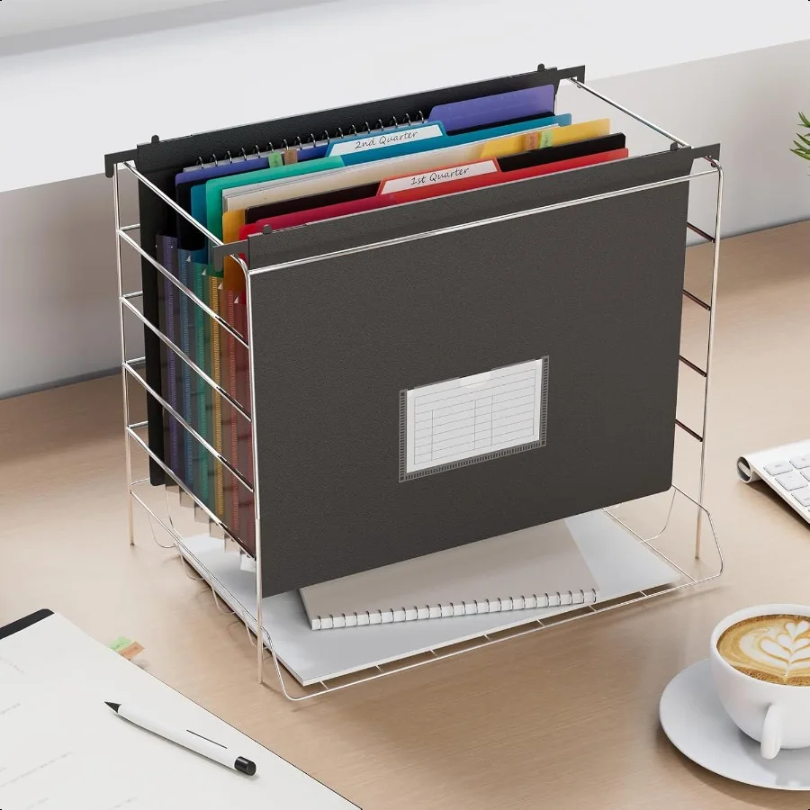 مجلدات الملفات لخزانة الملفات 6 عبوات من مجلدات الملفات المعلقة بحجم الرسالة مع 7 جيوب أكورديون قابلة للتوسيع 1 3 قطع علامة تبويب أكبر C
