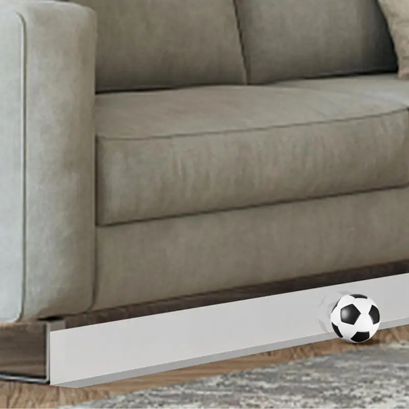 Under Couch Blocker 3-meter Portable Adhesive Sofa Bumper Guard Multi-use Toy Blocking Device Under Sofa Toy Blocker Under