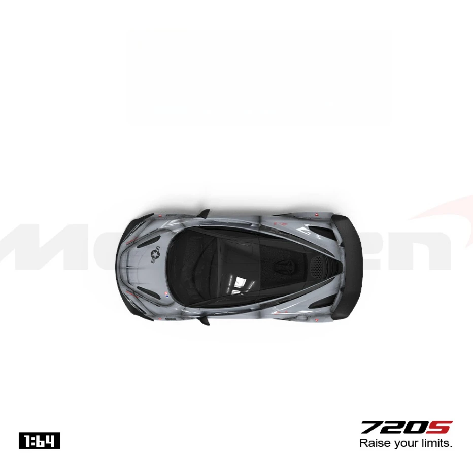 

Pre-sale SC 1:64 McLaren 720S Gray Shadow Paint Simulated Alloy