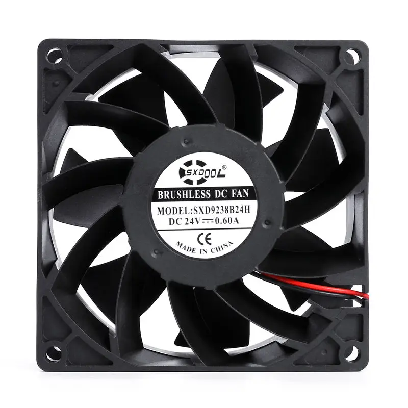 

Новый SXD9238B24H 92 мм 92*92*38 мм DC 24 В 0,60 А 4200 об/мин 108 куб. футов в минуту осевой охлаждающий вентилятор для сервера мощный