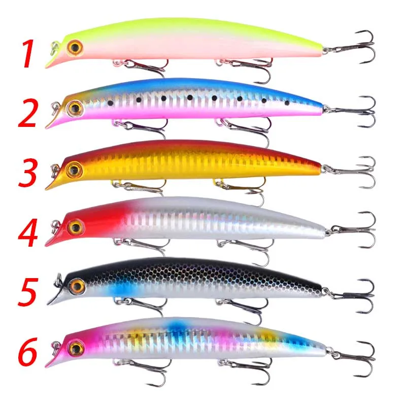Señuelo Minnow flotante 12.2 cm para pesca de agua salada - imagen 5