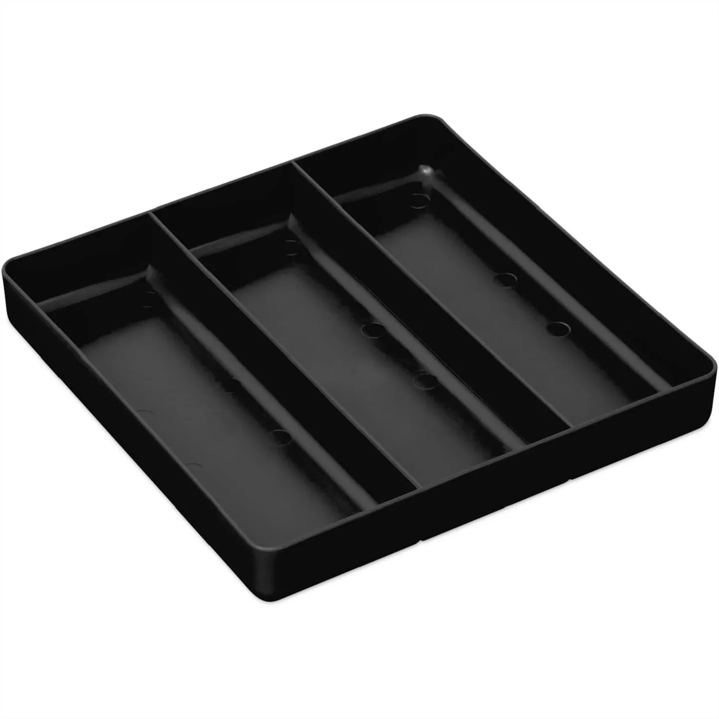 

Stackable Tray with 3 Compartments, Impact Resistant Workshop Organizer for Mechanics, Electricians, Plumbers, Crafting, Fits in