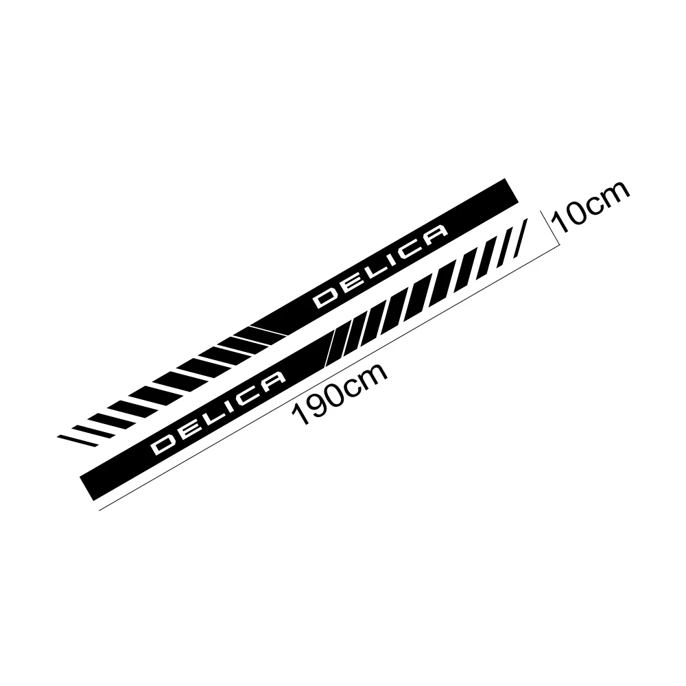 Car Door Side Stickers and Decals For Mitsubishi Lancer EX ASX L200 Colt Outlander Competiton Delica Evolution X Galant Ralliart - view 6