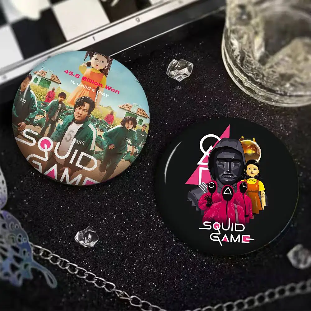 TV Game S-Squids Customizable Soft Button Pin For Women Creative Jewelry Funny Badge Cartoon Lover Hat