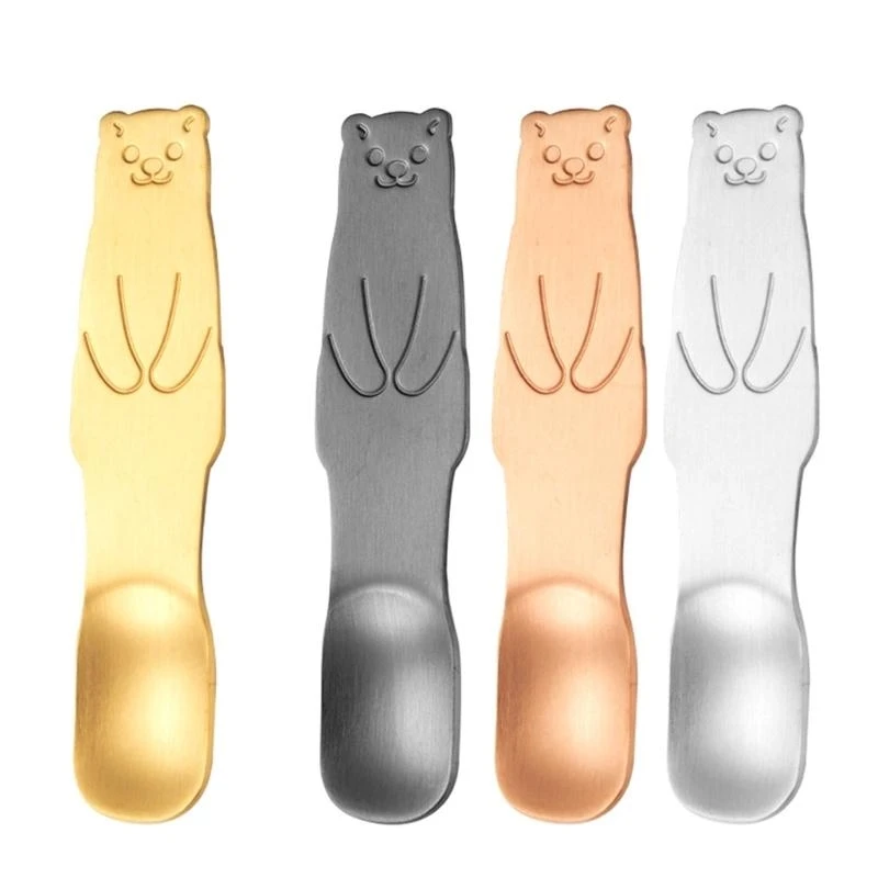 

Bear 304Stainless Steel Spoons Small Kitchen Utensils for Coffee