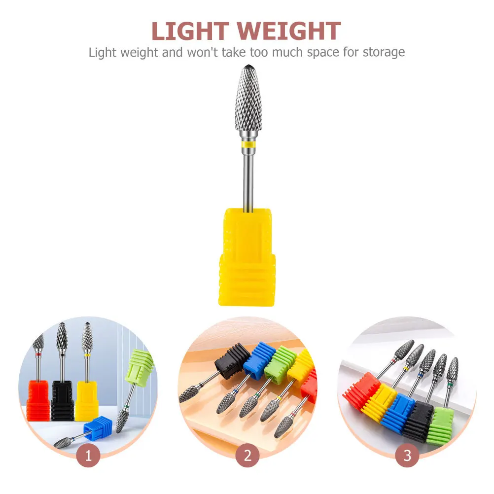 Maniküre-Schleifköpfe, professionelles Nagelbohrer-Set für natürliche und künstliche Nägel, Nagelhautpflege, Schleifen, Polieren