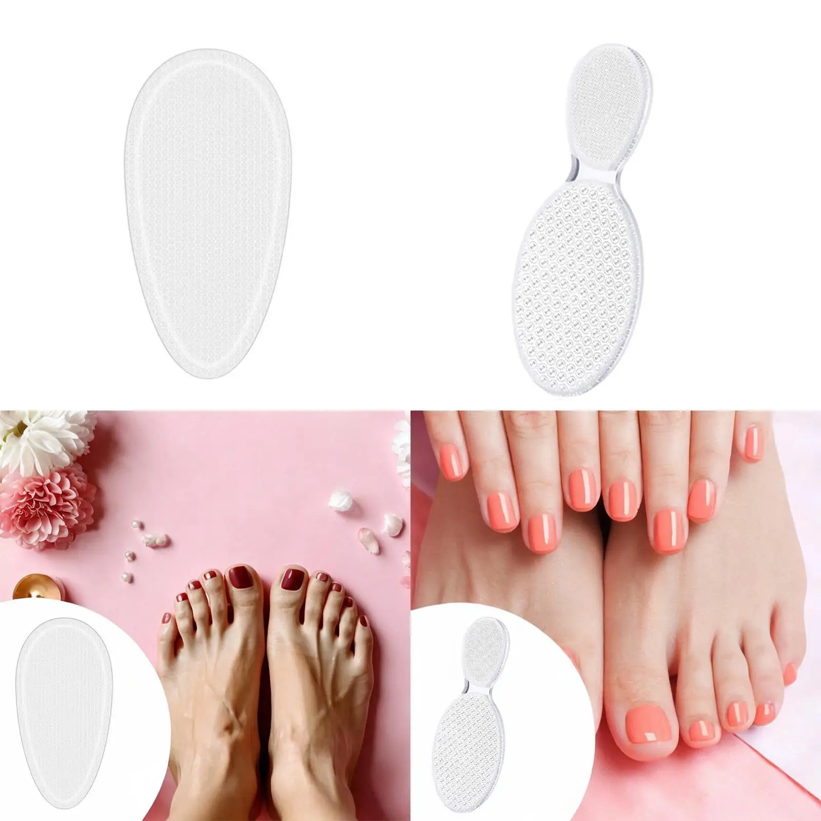 Removedor de calos de pé arquivo de pé de vidro profissional ergonômico confortável purificador pés mais macios e mais suaves para viagens para casa