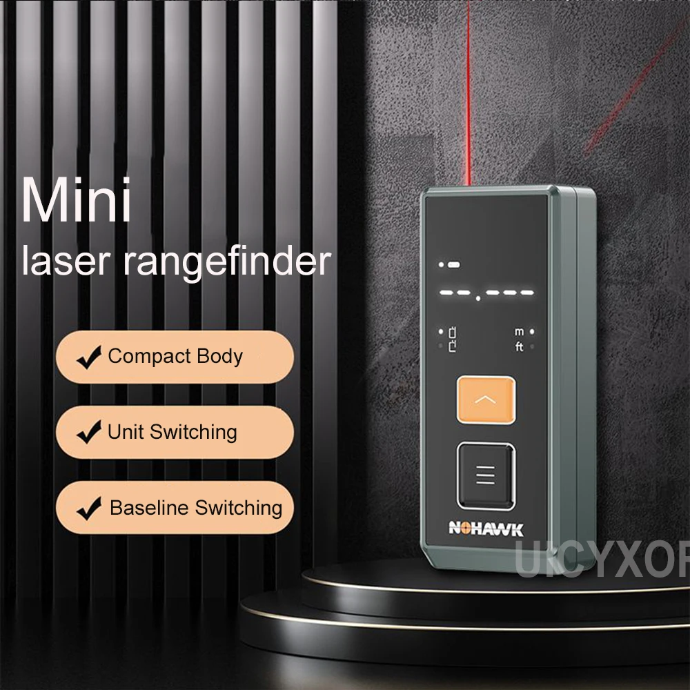 Mini Digital Laser Rangefinder, fita métrica, Medida de construção, ferramenta Régua, 30m, 50m, 70m, 100m