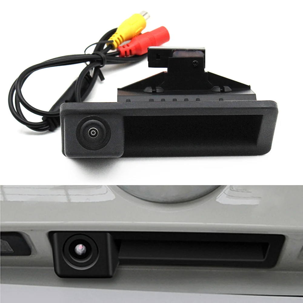 Car Rear View Backup Camera Trunk Release Switch Handle For BMW 1 3 5 X1 X5 Series E60 E82 E84 E88 E90 E91 E92 E93 E70 E71