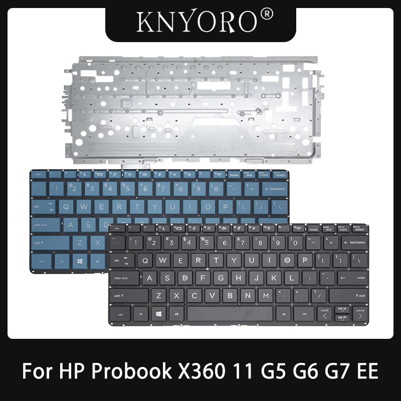 

New Original Laptop US Keyboard for HP Probook X360 11 G5 G6 G7 EE Notebook Replacement Keyboard Accessories Metal Bracket