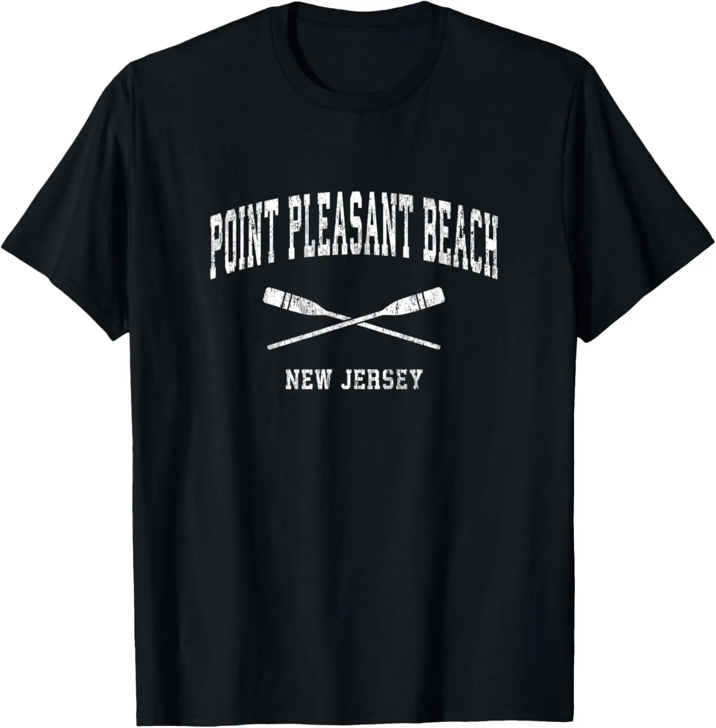 

Point Pleasant Beach New Jersey Vintage Nautical Paddles Spo T-Shirt