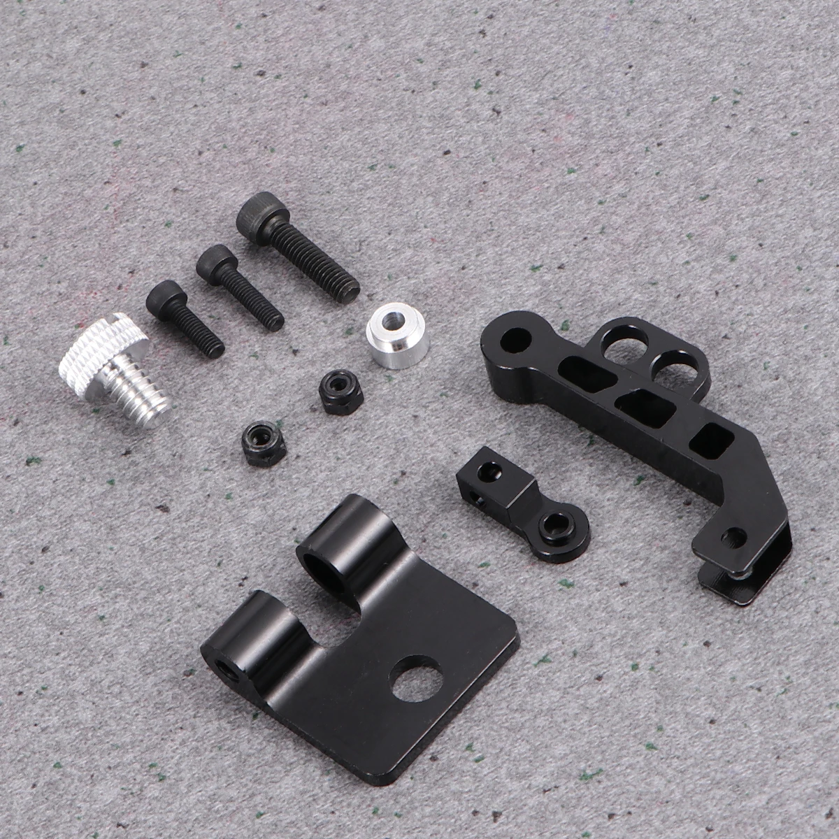 1 ensemble de supports de montage noirs, légers, faciles à installer, multi-angle pour quadrirotor Rc