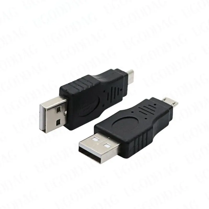 Adattatore di ricarica per sincronizzazione dati da micro USB maschio a USB maschio V8 da maschio a USB femmina